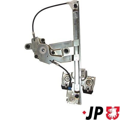 1188101470 JP Group Mechanizm podnoszenia szyby drzwi tylnych lewych
